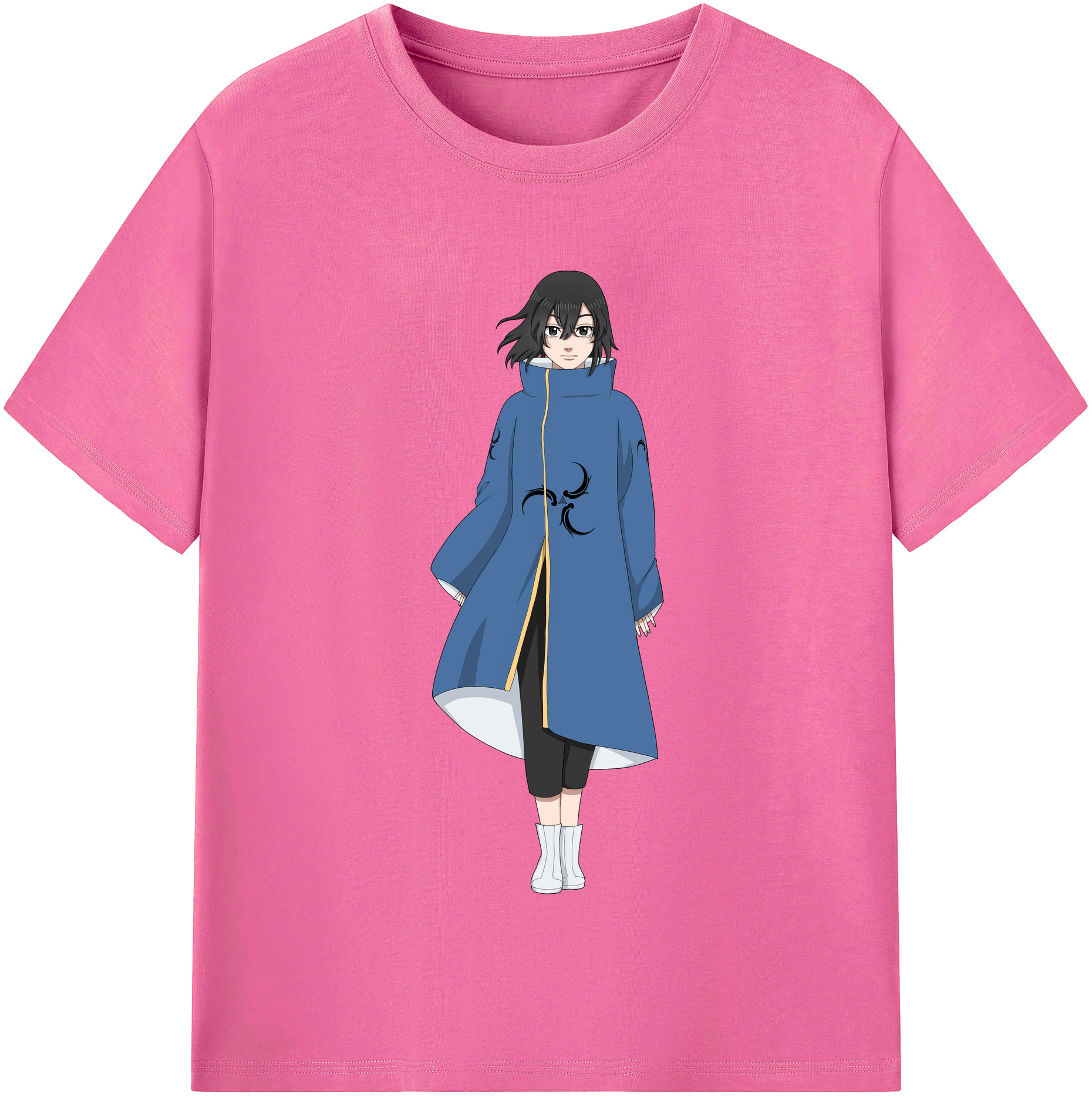 （画像用） 東京リベンジャーズ Tokyo Revengers レディースカジュアルプリントTシャツ（綿100％）